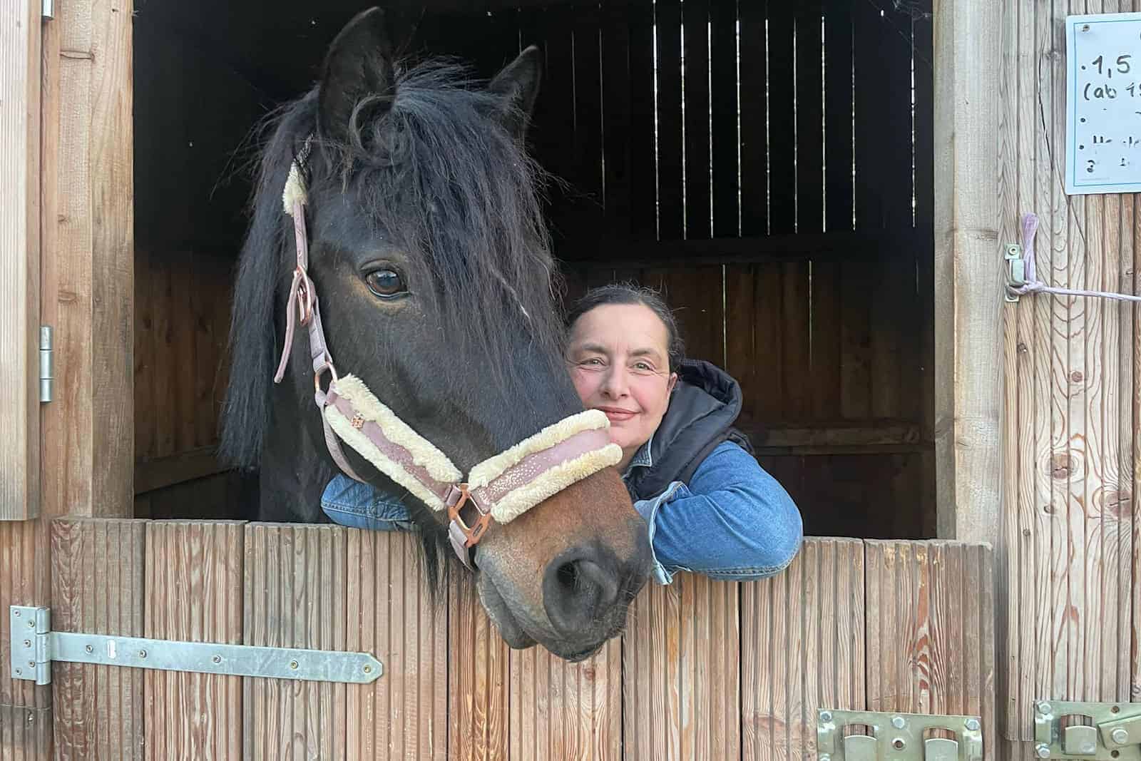 Sabine und ihr Pferd