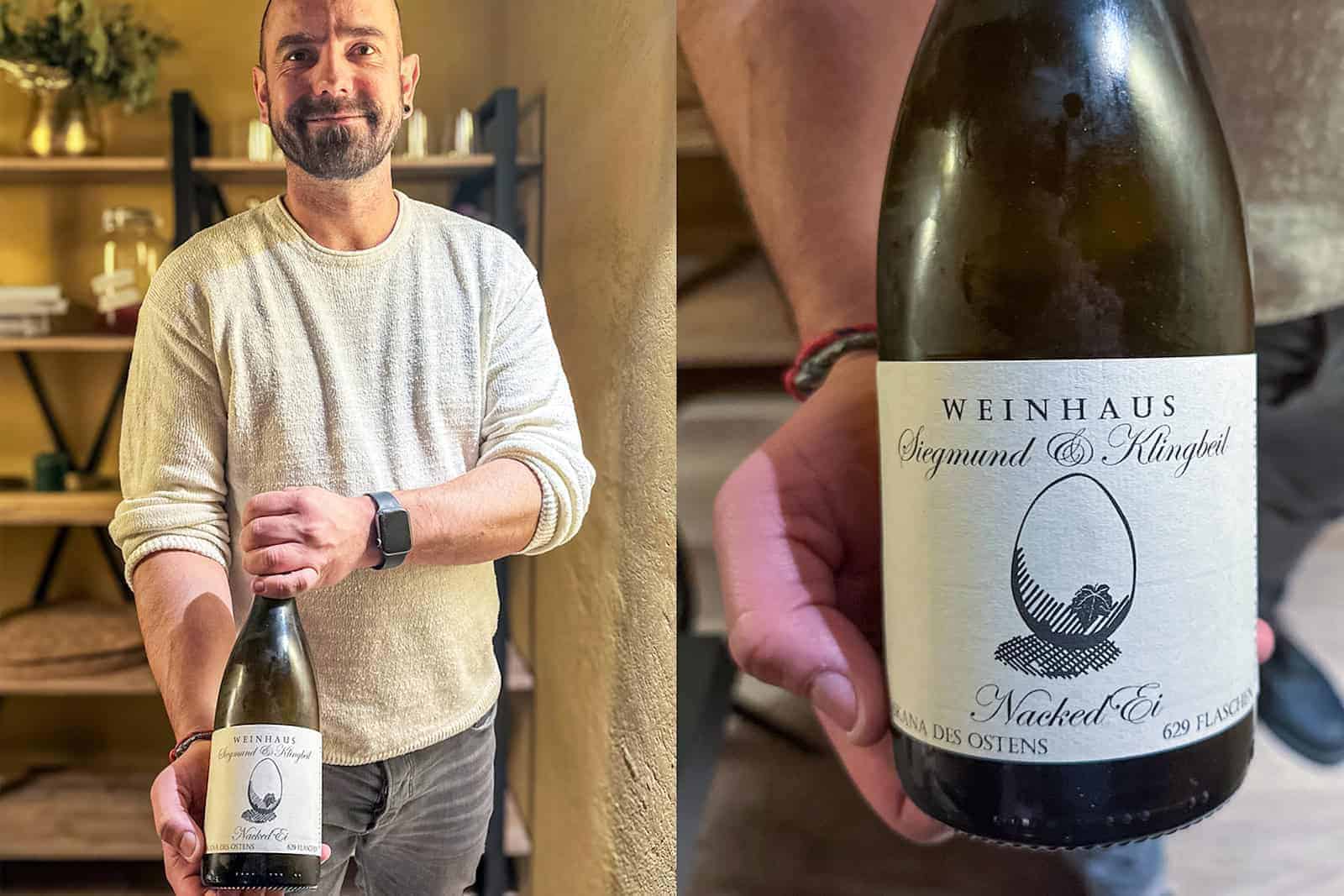 Winzer und sein Wein