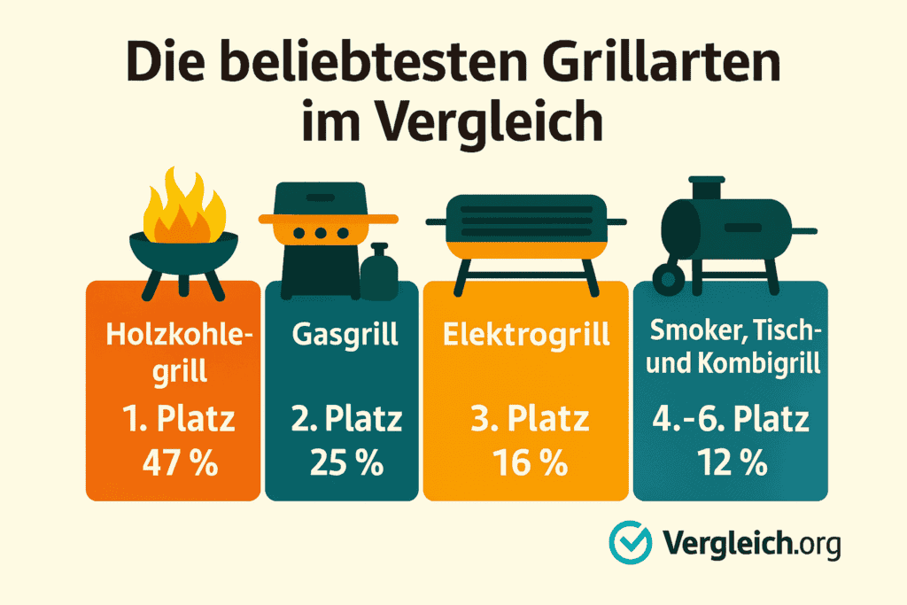Die beliebtesten Grill-Arten 