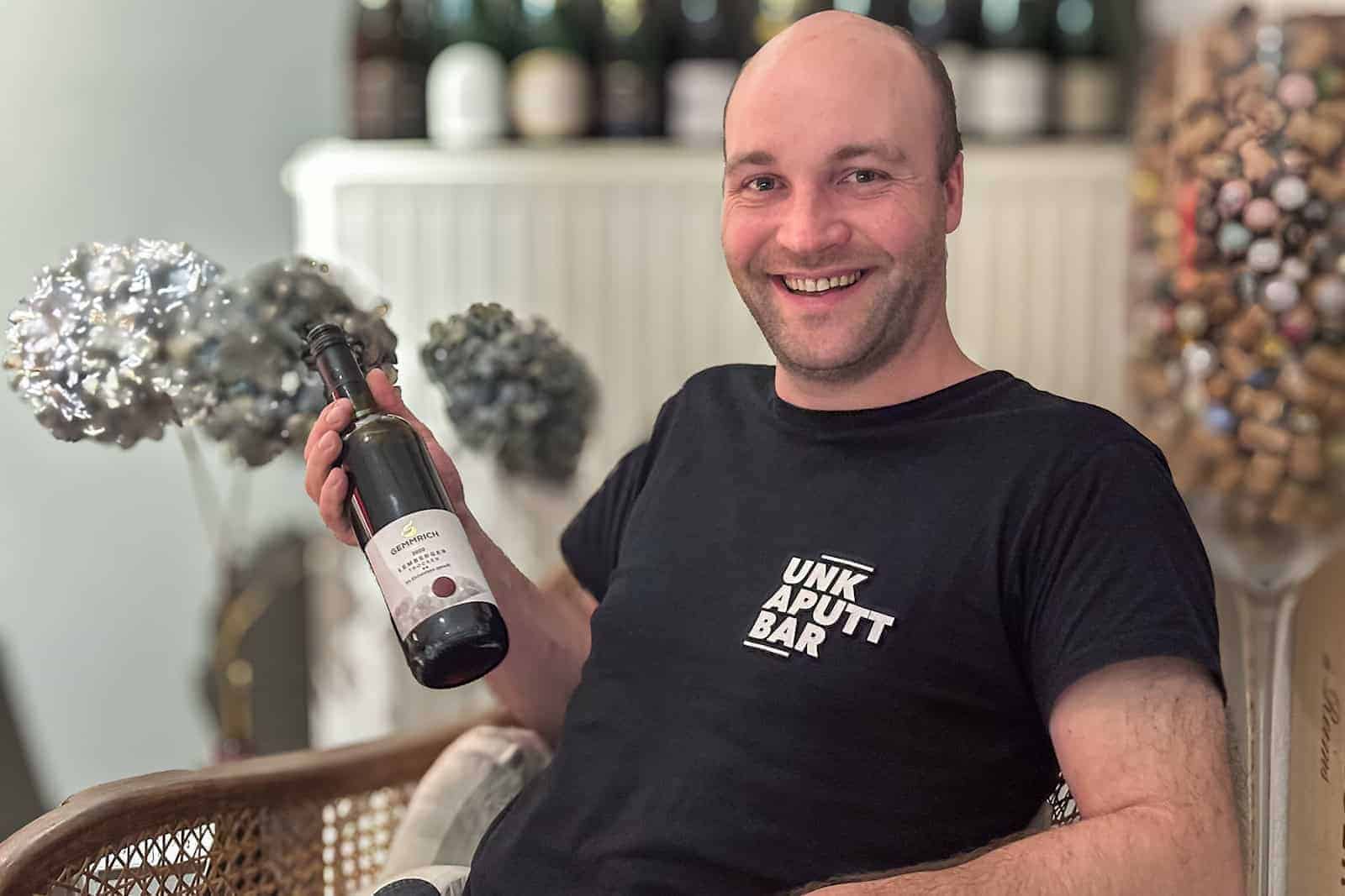 Simon Gemmrich und sein Lemberger