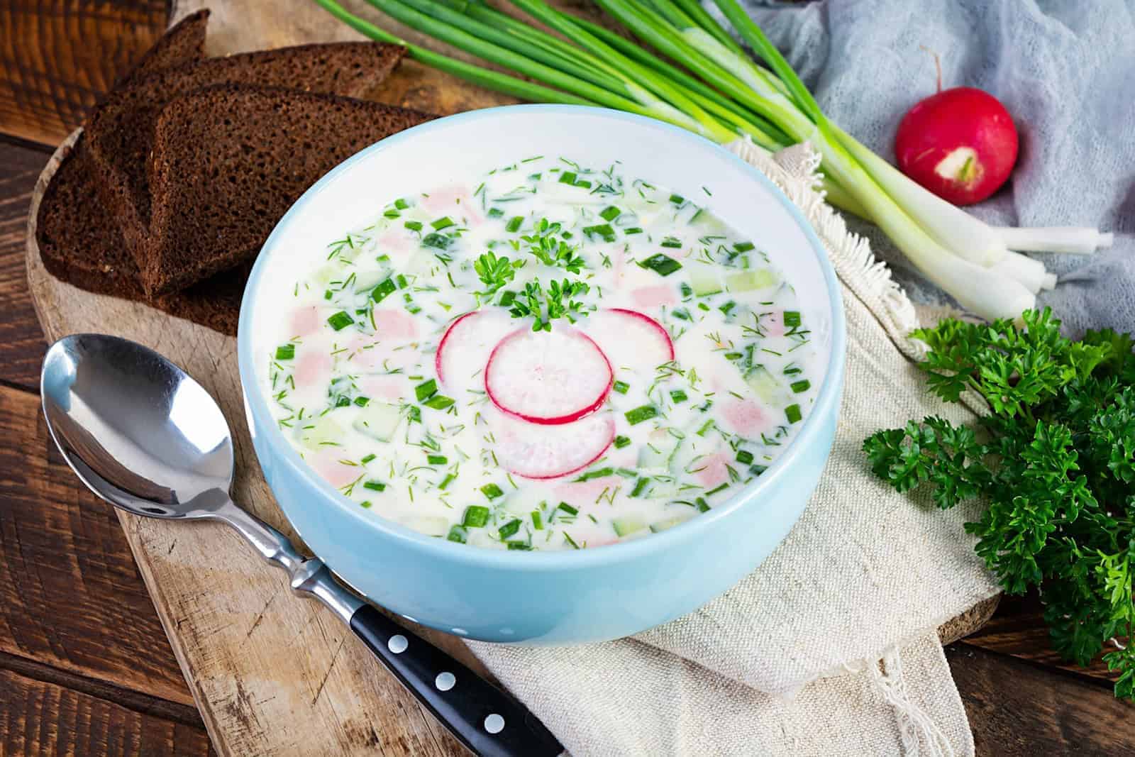 Kalte Radieschensuppe