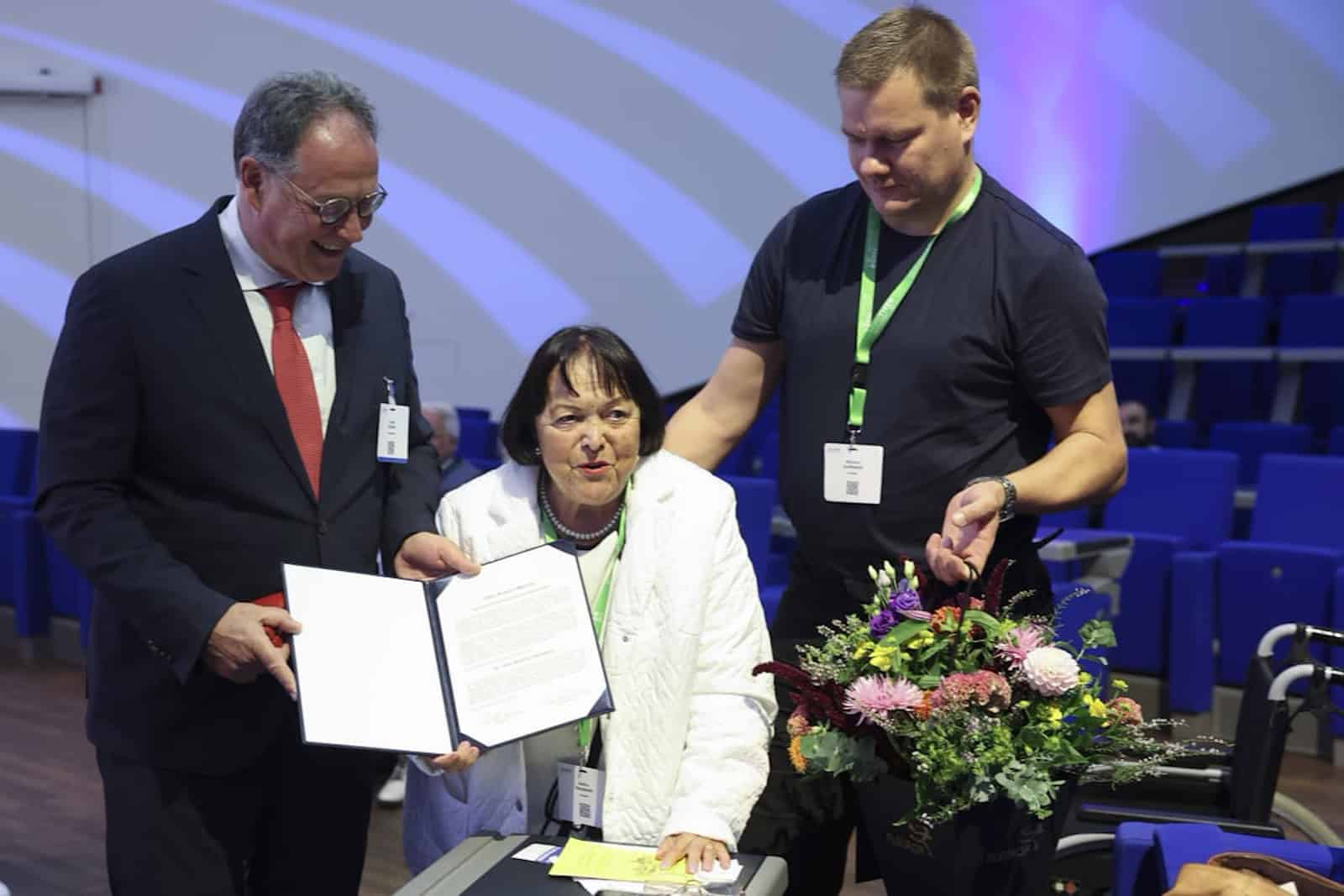 Bettina Hauswald stolz