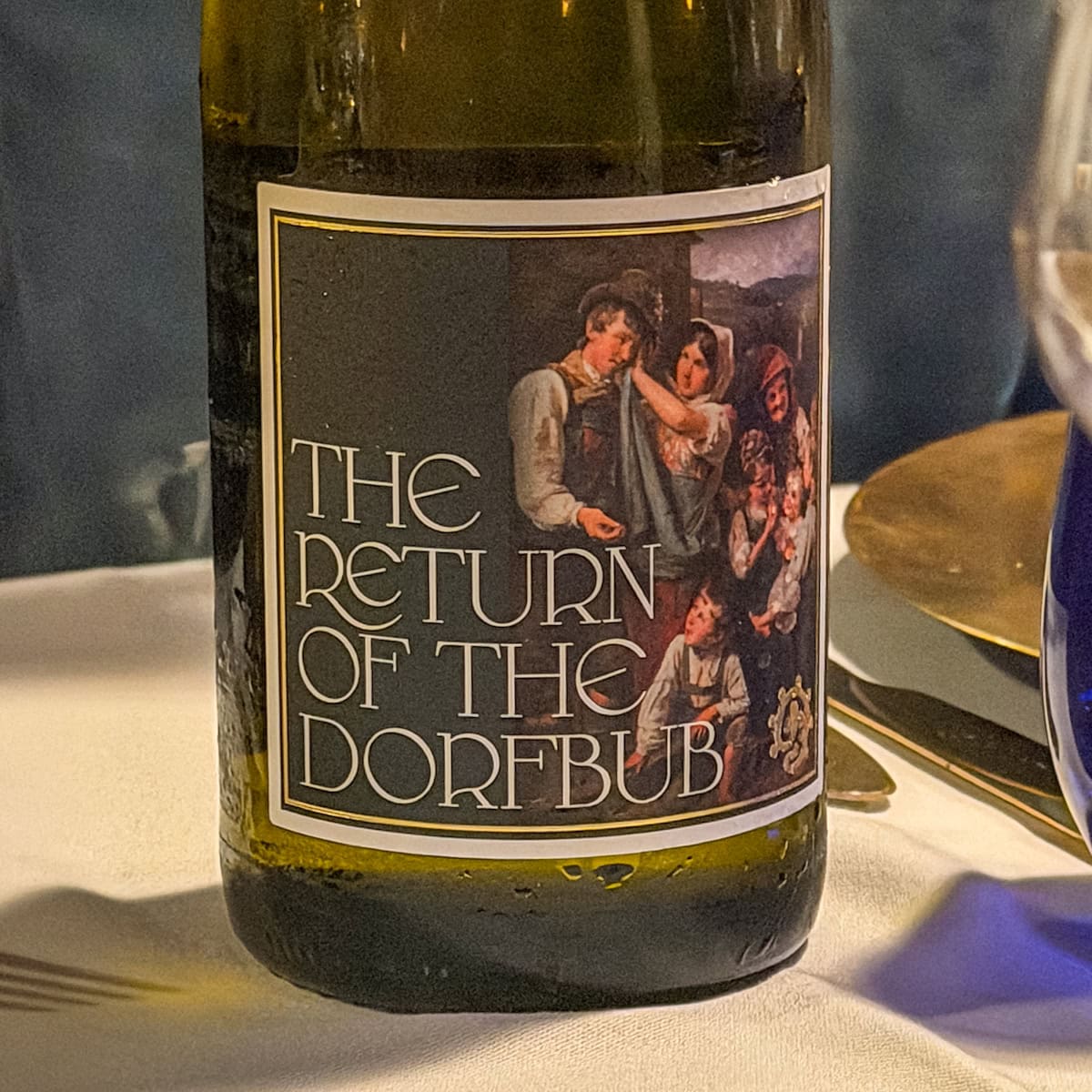 Das besondere Etikett. Foto: Ulrich van Stipriaan