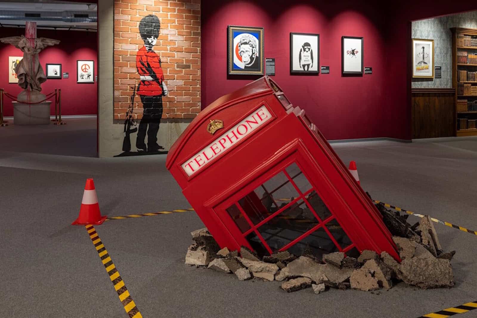 Die Banksy-Ausstellung im Erlwein-Capitol. Foto: Dominik Gruss