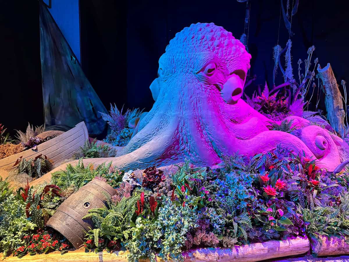 Ein großer Krake entführt in eine traumhafte Unterwasserwelt. Foto: Oskarshausen Ein großer Krake entführt in eine traumhafte Unterwasserwelt. Foto: Oskarshausen