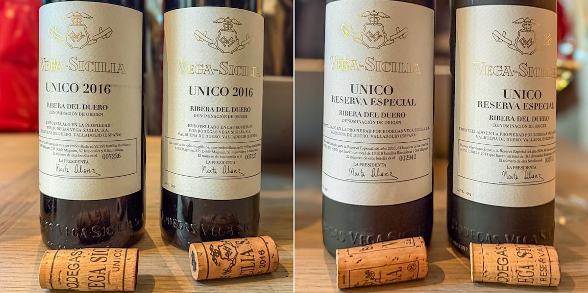 Die Unico-Weine. Foto: Ulrich van Stipriaan Die Unico-Weine. Foto: Ulrich van Stipriaan