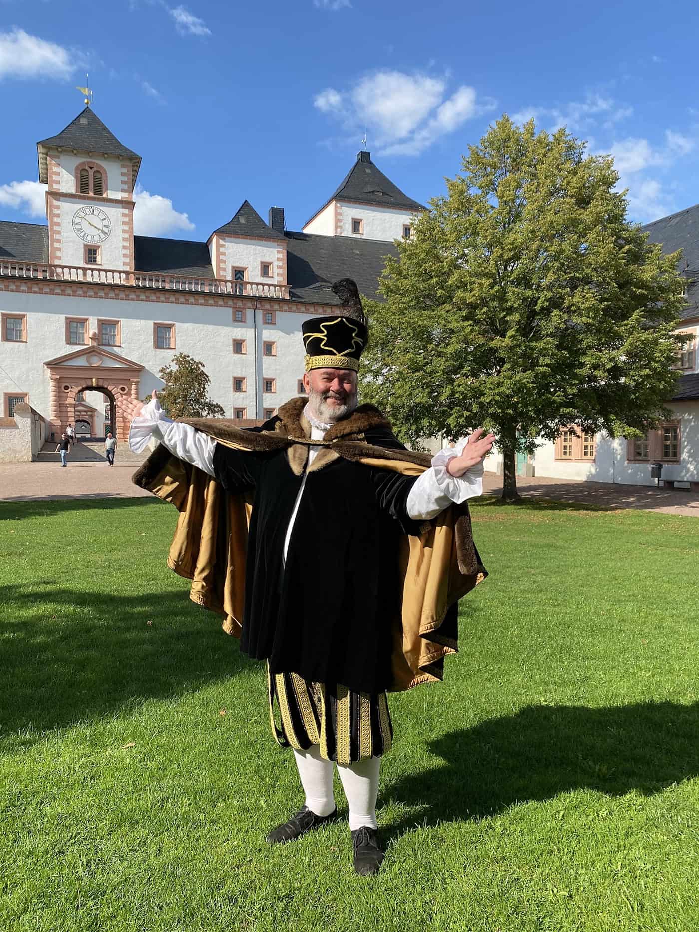 Jörg Einert als Kurfürst August von Sachsen. Foto: ASL Schlossbetriebe gGmbH Jörg Einert als Kurfürst August von Sachsen. Foto: ASL Schlossbetriebe gGmbH