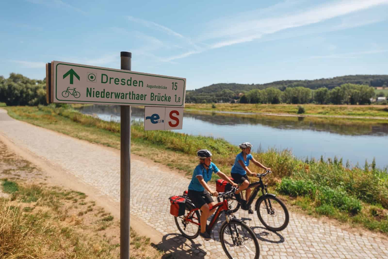 Der Elberadweg gehört zu den beliebtesten Radwegen in Deutschland. Foto: Felix Meyer