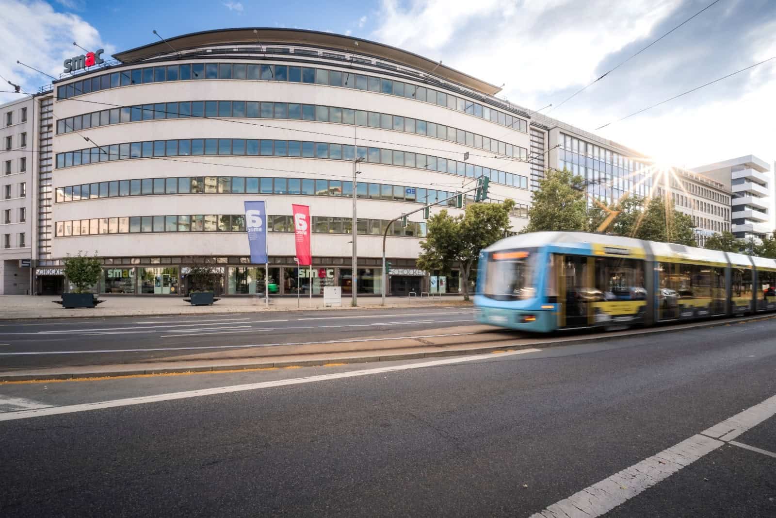 Das ehemalige Kaufhaus Schocken beherbergt heute das smac. Foto: smac/Robert Grünberg