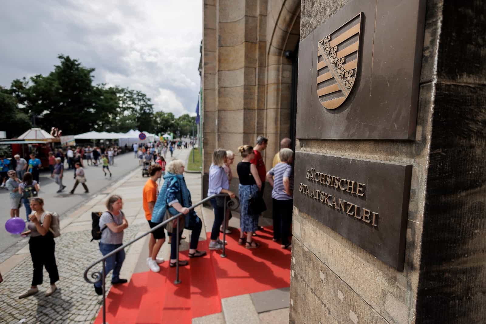 Andrang bei Tag des Offenen Regierungsviertles 2024. Fotograf: Nikolai Schmidt