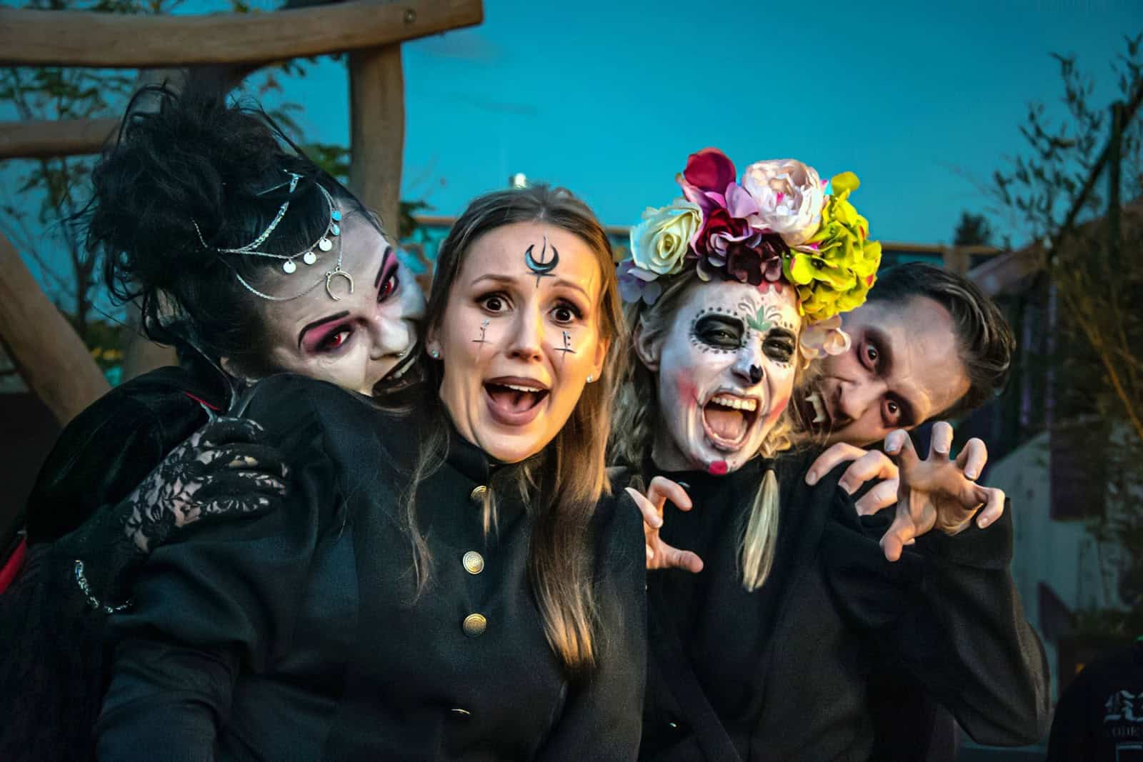 Im Freitaler Freizeitpark Oskarshausen locken zwei schaurig-schöne  Halloween-Tage zum Gruseln für die ganze Familie. Foto: Oskarshausen