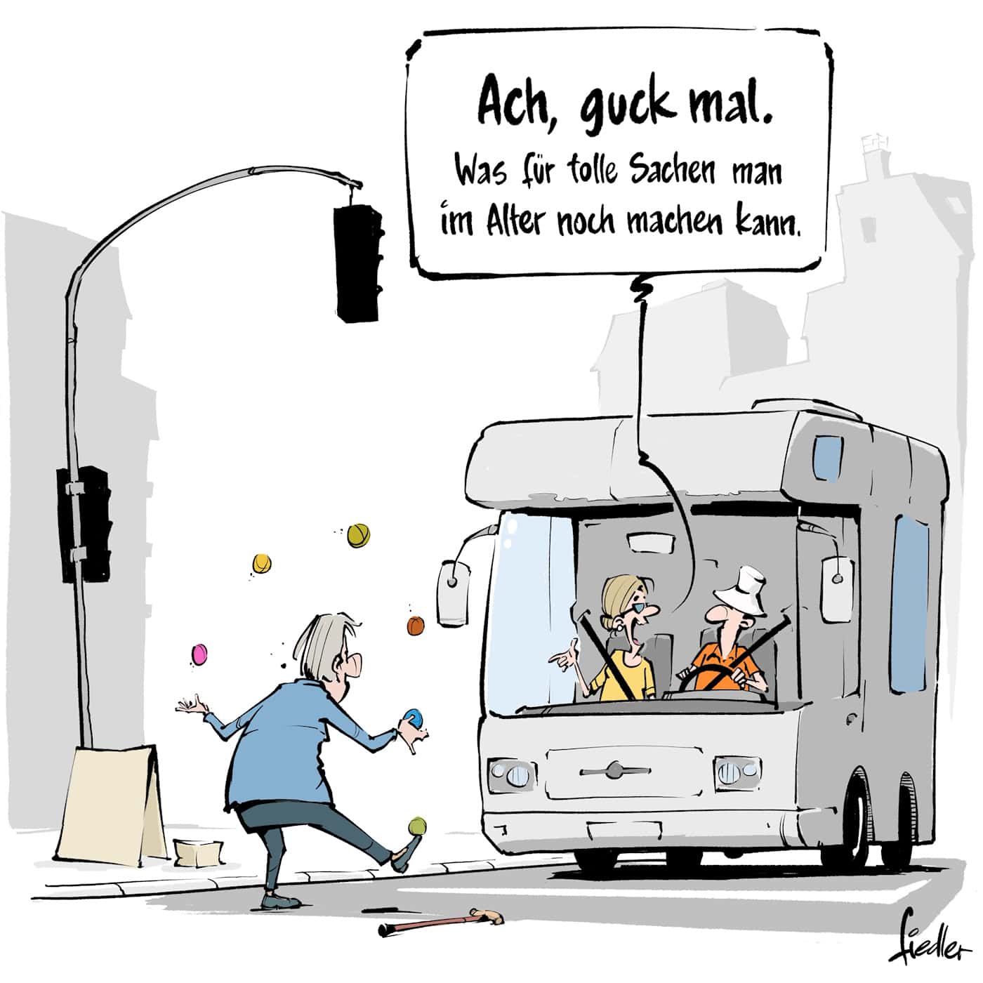 "Aktivrente". Karikatur/Foto: Tom Fiedler "Aktivrente". Karikatur/Foto: Tom Fiedler