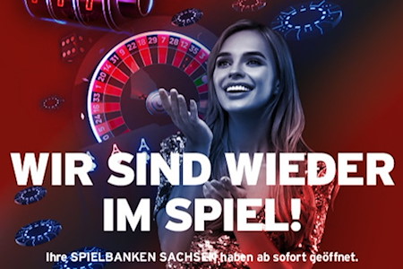 Öffnung: Die Spielbanken Sachsen öffnen wieder für Gäste