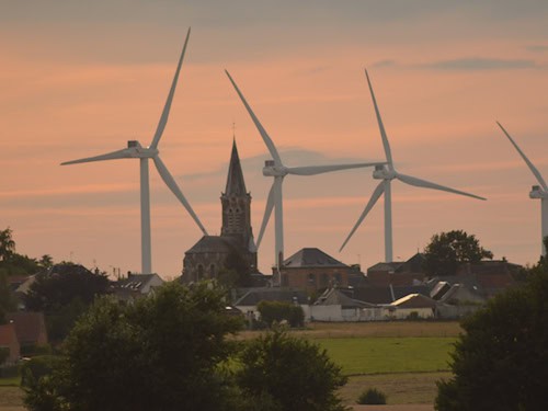 Sichtbare Windräder: Für manche Fortschritt, für andere Störung.