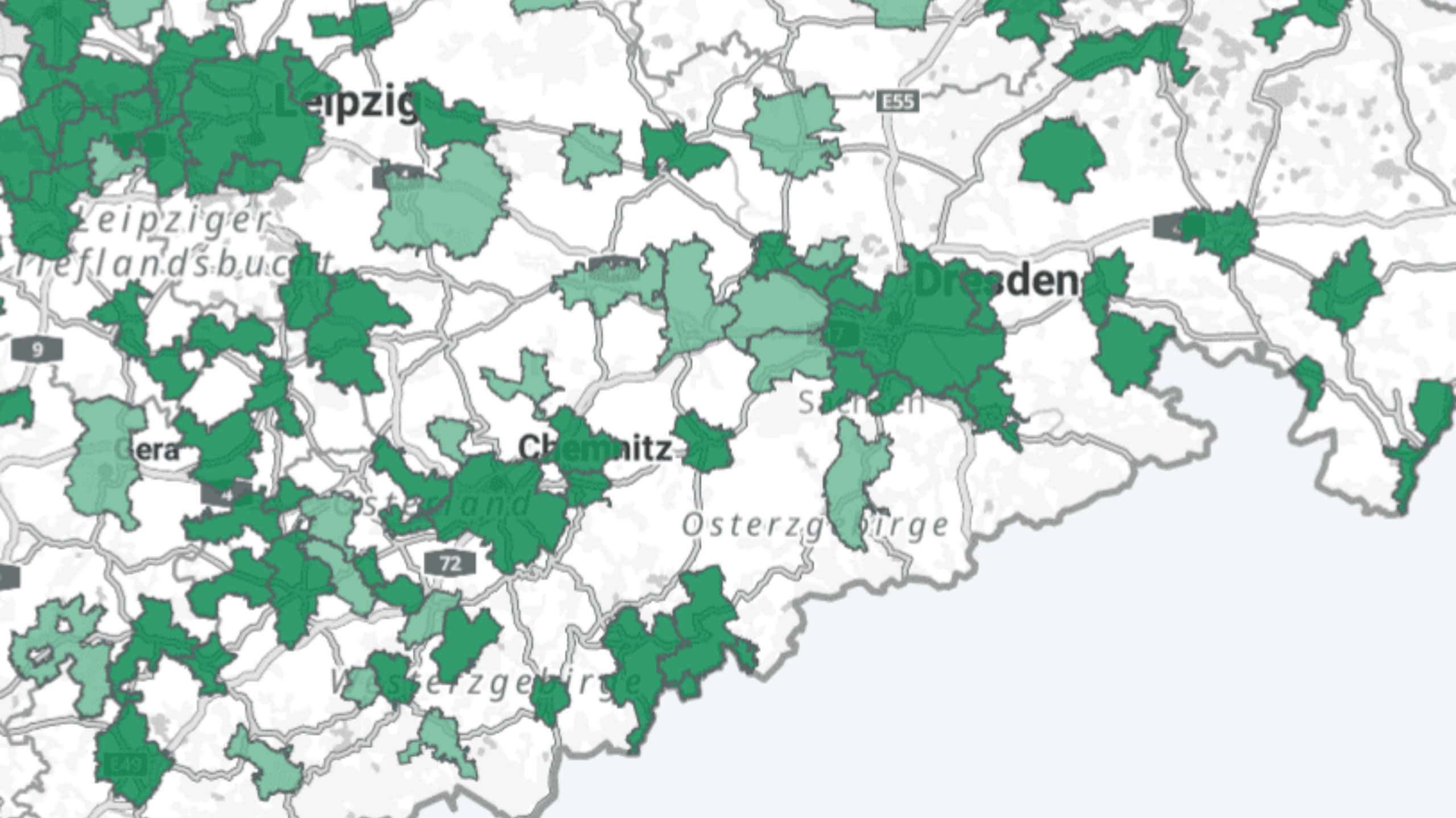 Grün oder versiegelt? Die Karte des IÖR Dresden macht sichtbar, wie gut Städte auf Hitze und Starkregen vorbereitet sind.