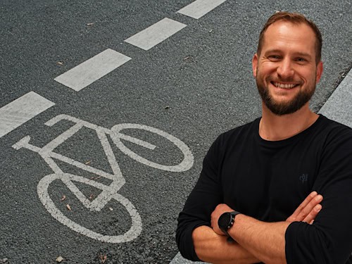 Porträt des Verkehrsforschers Sven Lißner von der TU Dresden.