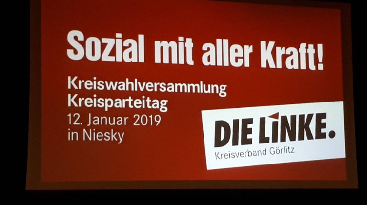 DIE LINKE - Kreiswahlversammlung und Kreisparteitag am 12.1.2019 in Niesky