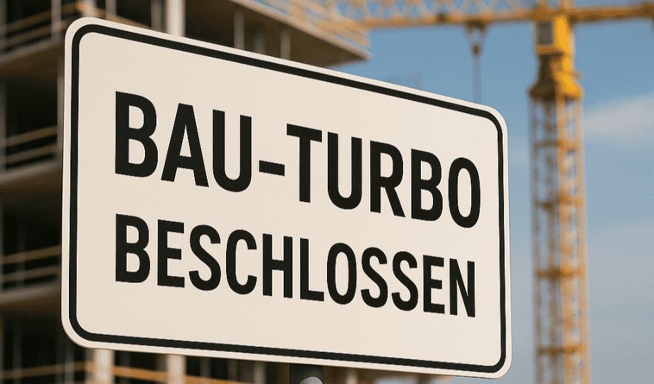 Schneller planen, schneller bauen – der Bau-Turbo verändert den Bewertungsrahmen.