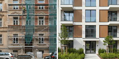 Sanierung oder Neubau: Welche Strategie trägt den Marktwert langfristig?