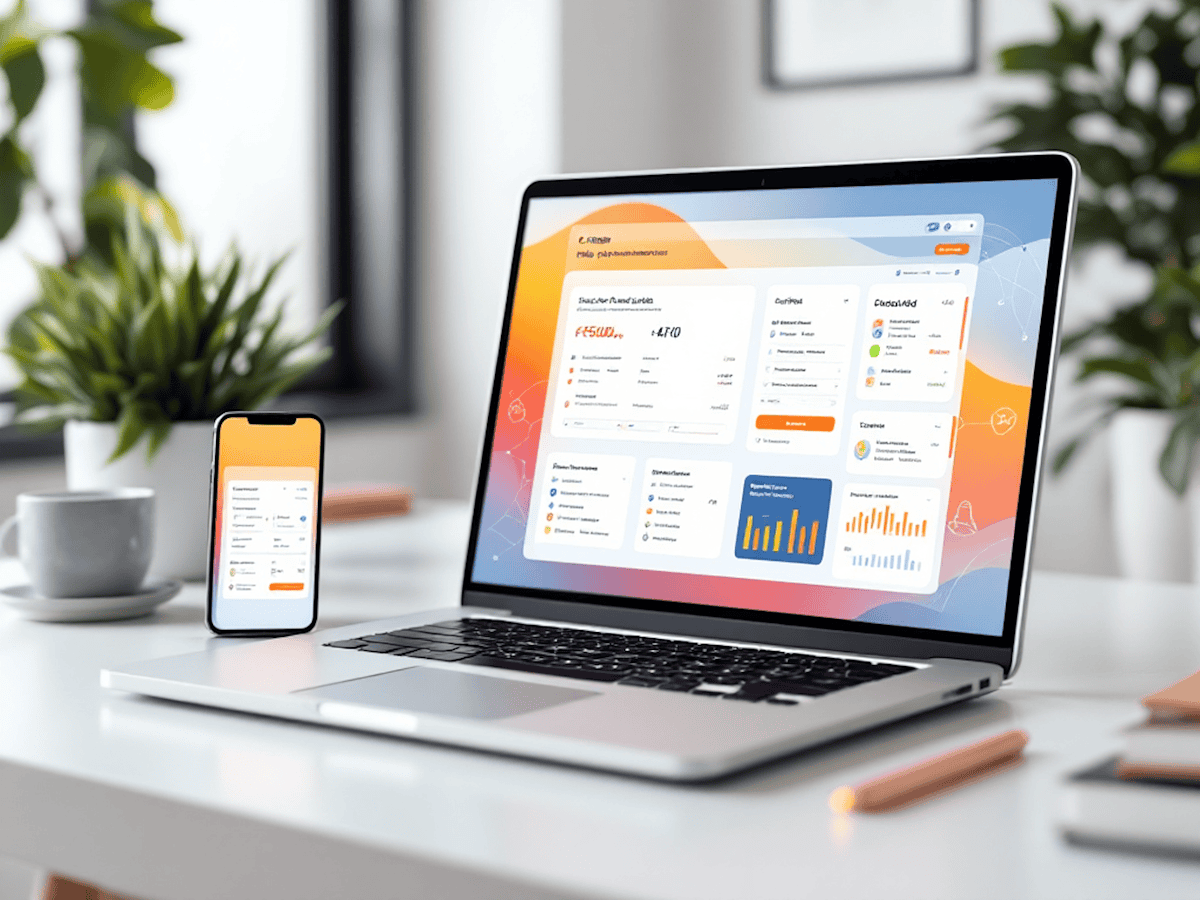 Jobportal mit CMS publizer Notebook mit modernem Jobportal