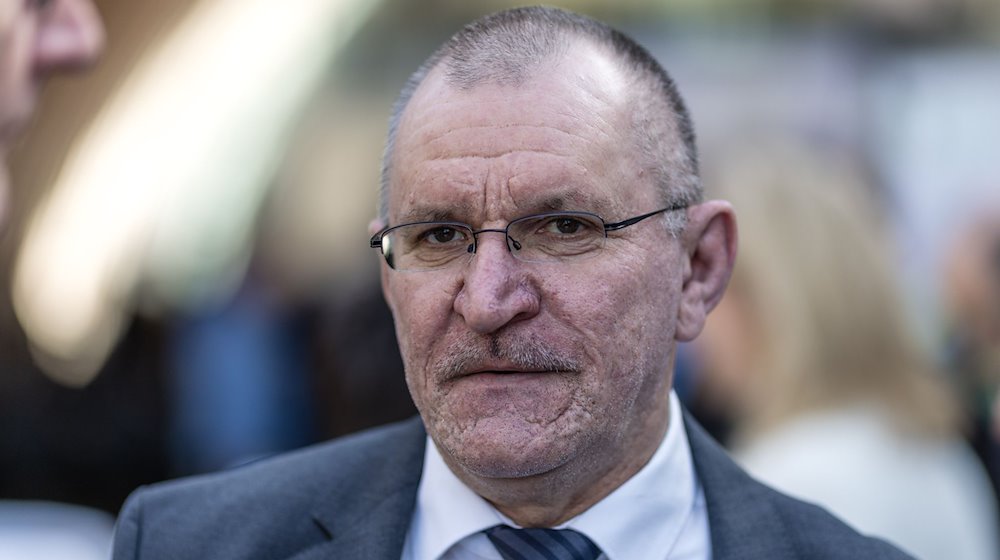 Henrik Wendorff, Präsident des Landesbauernverbandes Brandenburg, steht beim Landesbauerntag. / Foto: Frank Hammerschmidt/dpa