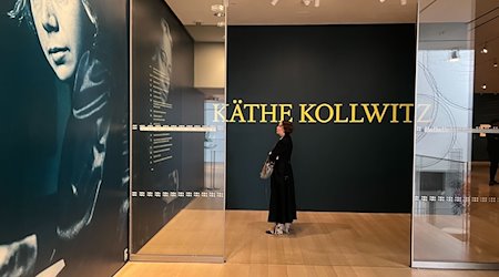 Eingang zur Ausstellung «Käthe Kollwitz» im New Yorker Museum of Modern Art (MoMA). / Foto: Christina Horsten/dpa