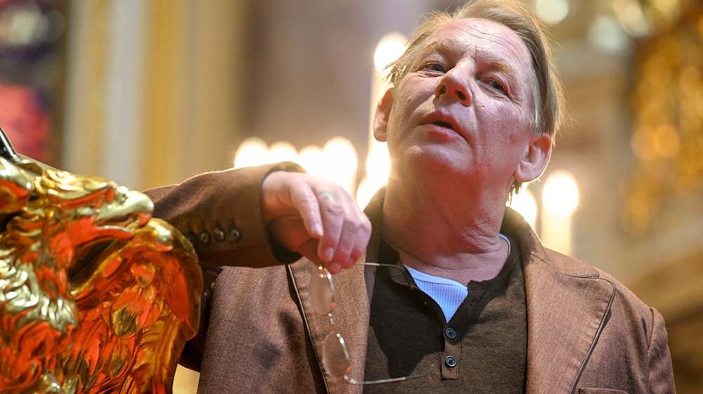 Der Schauspieler Ben Becker steht bei einem Pressetermin im Berliner Dom. / Foto: Jens Kalaene/dpa