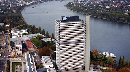 Der UN-Campus, das ehemalige Abgeordneten Hochhaus in Bonn. / Foto: Oliver Berg/dpa/Archivbild