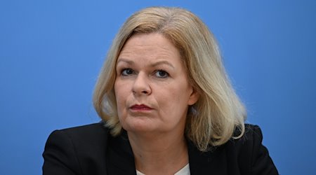 Bundesinnenministerin Nancy Faeser in Berlin. / Foto: Britta Pedersen/dpa/Archivbild