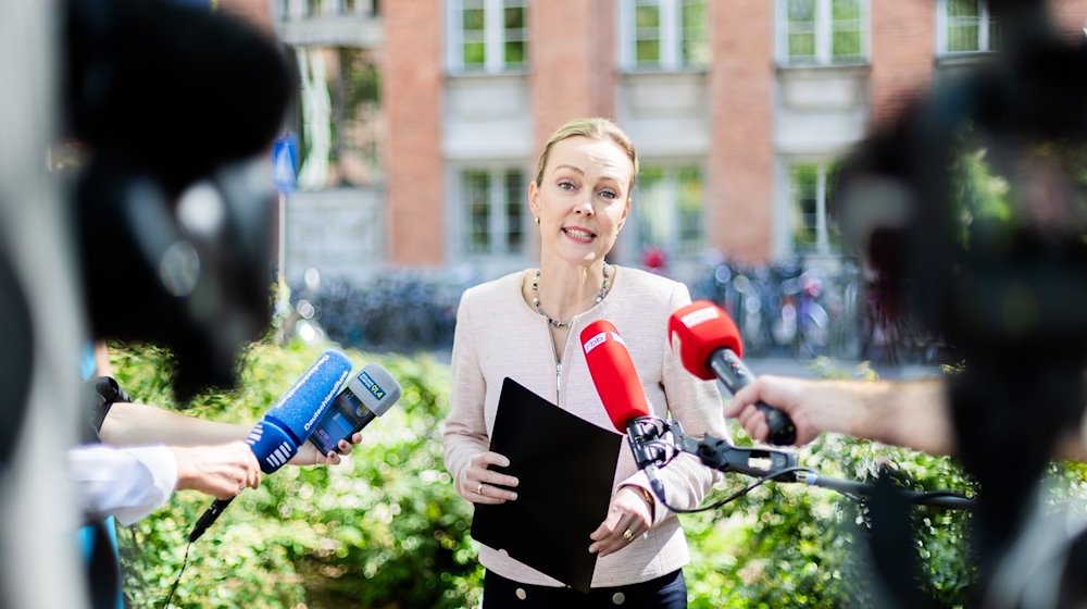 Manja Schreiner (CDU). / Foto: Christoph Soeder/dpa