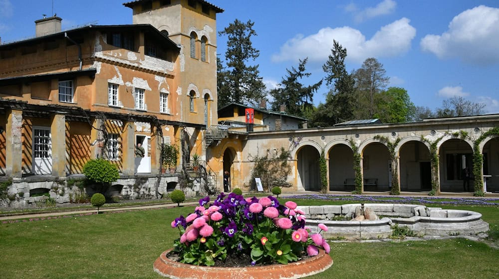 Die Römischen Bäder im Park von Sanssoucci. / Foto: Bernd Settnik/dpa/Archivbild