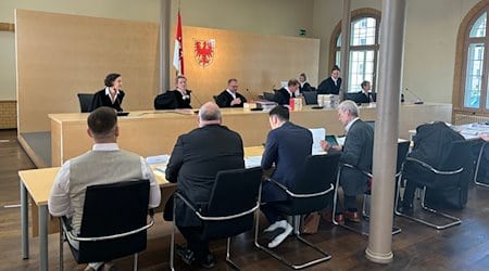 Das Verfassungsgericht Brandenburg berät mündlich über die Verfassungsklage der AfD-Landtagsfraktion. / Foto: Oliver von Riegen/-/dpa