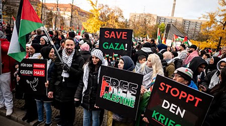 Pro-Palästina-Demonstration in Berlin im November 2023 / Foto: Fabian Sommer/dpa