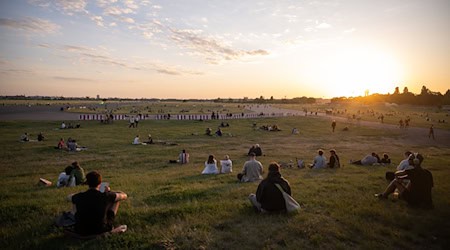 Über die künftige Nutzung des Tempelhofer Felds soll im September weiterdiskutiert werden.  / Foto: Sebastian Gollnow/dpa