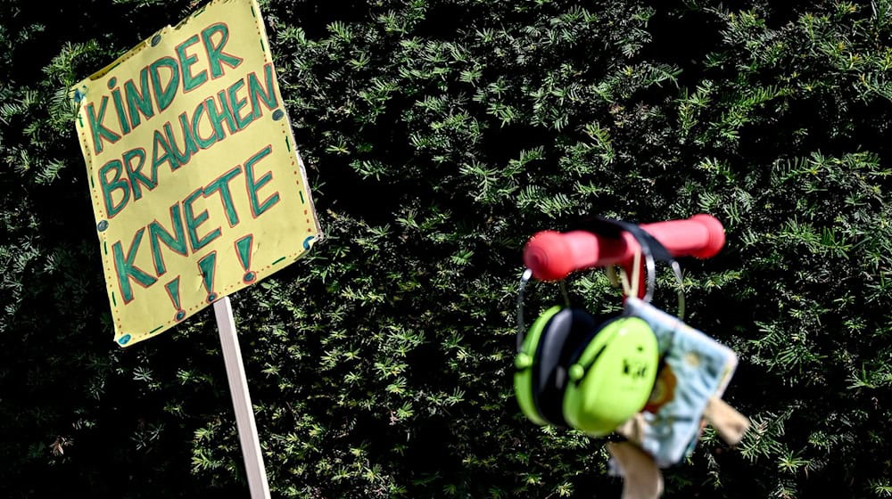 Streik in Kitas / Foto: Britta Pedersen/dpa