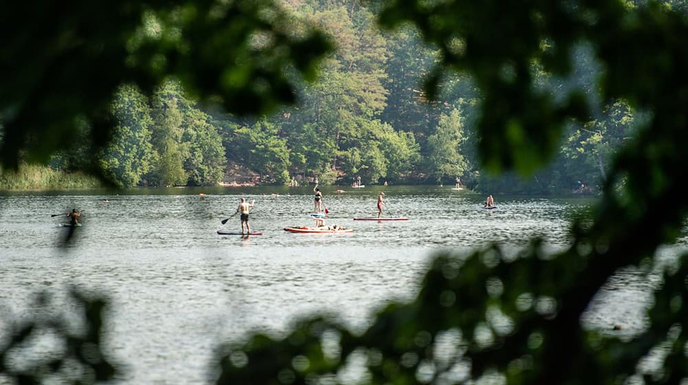 Zum Start in die Berliner Sommerferien weisen fast alle Gewässer eine sehr gute Qualität auf. Nur für drei Gewässer bestehen derzeit Warnungen. (Archivbild) / Foto: Christophe Gateau/dpa