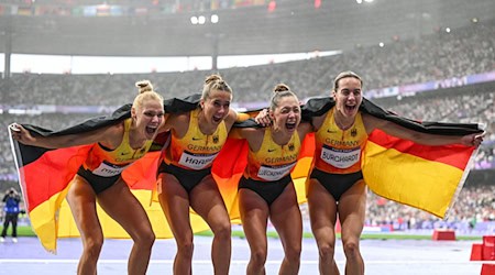 Auch die Starterinnen der Bronze-Staffel über 4x100 Meter werden in Berlin dabei sein.  / Foto: Sven Hoppe/dpa