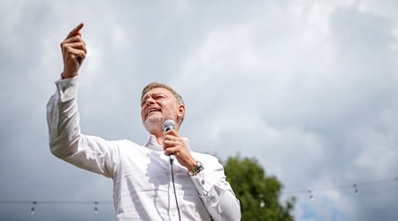 Christian Lindner warnt vor AfD und BSW. / Foto: Kay Nietfeld/dpa