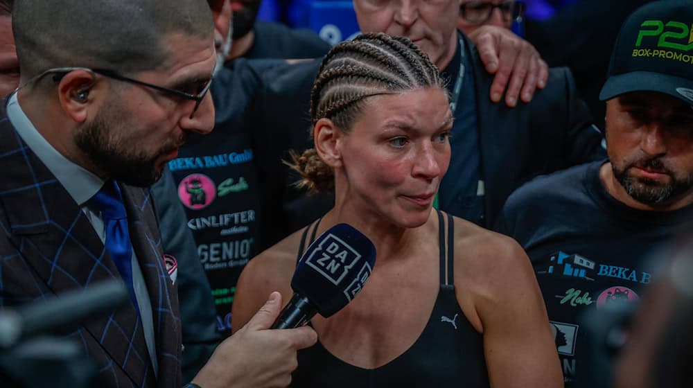 Die Profi-Boxerin Nina Meinke boxt um den WM-Titel des Verbands IBF. / Foto: Kendall Torres/dpa