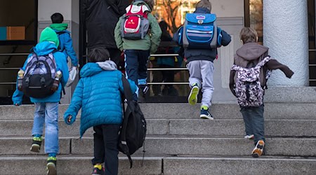 Schüler einer Grundschule. Ein wachsender Teil kommt aus der Ukraine. (Symbolbild) / Foto: Maja Hitij/dpa