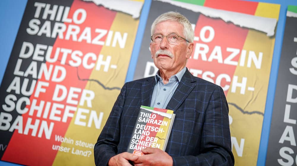 Thilo Sarrazin stellt sein neues Buch vor. / Foto: Kay Nietfeld/dpa