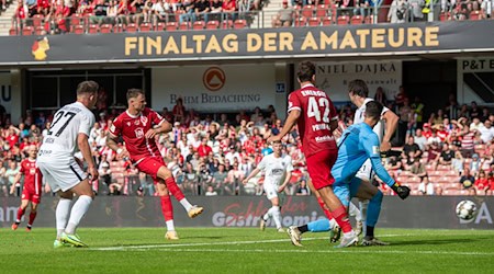 Eine schnelle Wiederauflage des Finales gibt es in der zweiten Runde des Landespokals. / Foto: Sebastian Räppold/Matthias Koch/dpa