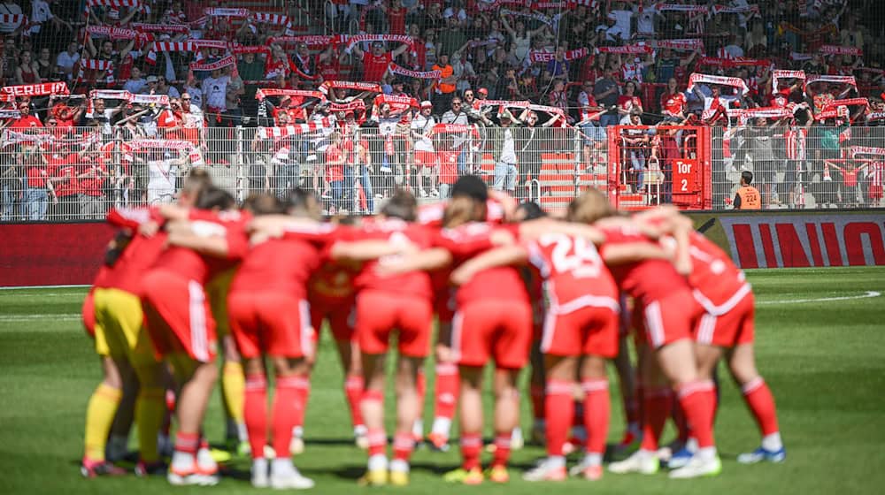 Die Frauen von Union Berlin setzen gegen RB Leipzig auch auf den Heimvorteil. / Foto: Sebastian Christoph Gollnow/dpa