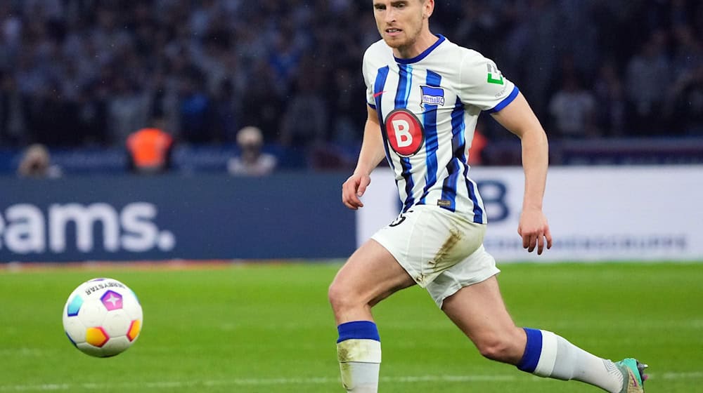 Kenny spielt seit 2022 für die Hertha. / Foto: Soeren Stache/dpa