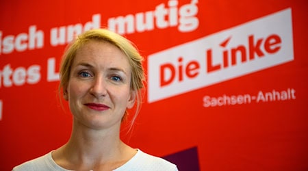 Ines Schwerdtner will sich um das Bundestagsdirektmandat in Lichtenberg bewerben, das seit Jahrzehnten immer wieder Gesine Lötzsch gewann (Archivbild). / Foto: Klaus-Dietmar Gabbert/dpa