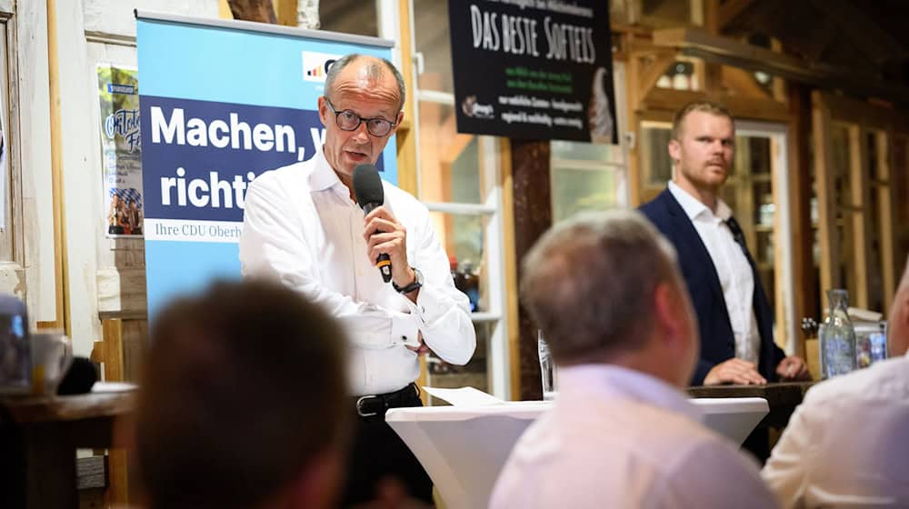 Der CDU-Vorsitzende Friedrich Merz kündigte einen baldigen Vorschlag für die K-Frage der Union an - im Konsens mit CSU-Chef Markus Söder. / Foto: Bernd von Jutrczenka/dpa