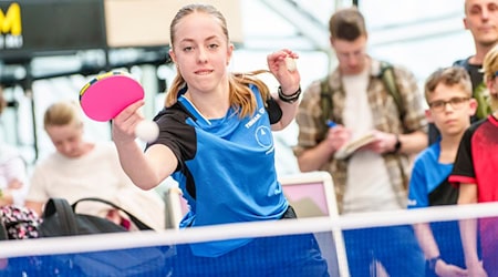 Josephina Neumann will mit Eastside die Gruppenphase der Champions League erreichen. / Foto: Andreas Arnold/dpa