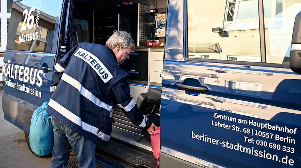 Das Projekt Kältebus startete 1994. (Archivbild) / Foto: Britta Pedersen/dpa-Zentralbild/dpa