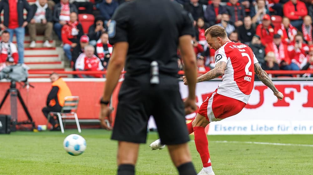 Zehn Jahre hat Kevin Vogt auf einen Bundesliga-Treffer warten müssen. / Foto: Andreas Gora/dpa