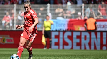 Die Unionerinnen um Dina Orschmann hoffen auf eine weitere Überraschung im Pokal. / Foto: Sebastian Christoph Gollnow/dpa